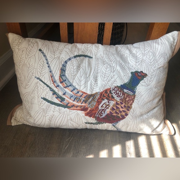 Pheasant bird accent throw pillow by Threshold - Picture 1 of 8
